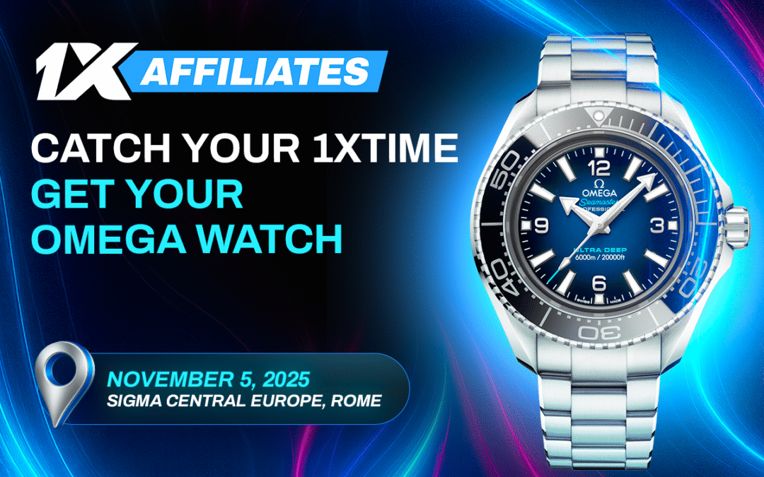 1xBet launches Partner Loyalty Giveaway – win legendary James Bond’s watch at SiGMA Central Europe 2025!