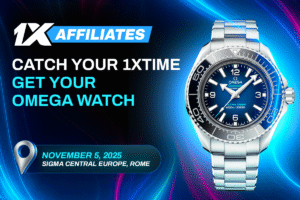 1xBet launches Partner Loyalty Giveaway – win legendary James Bond’s watch at SiGMA Central Europe 2025!