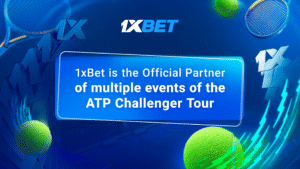 1xBet becomes the Official Betting Partner of the ATP Challenger Tour tennis tournament series
