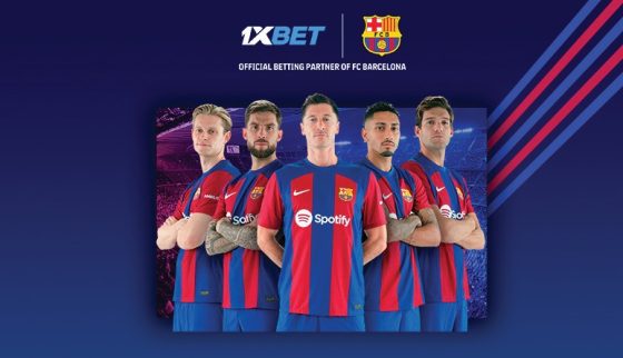 1xbet official betting partners fc Barcelona