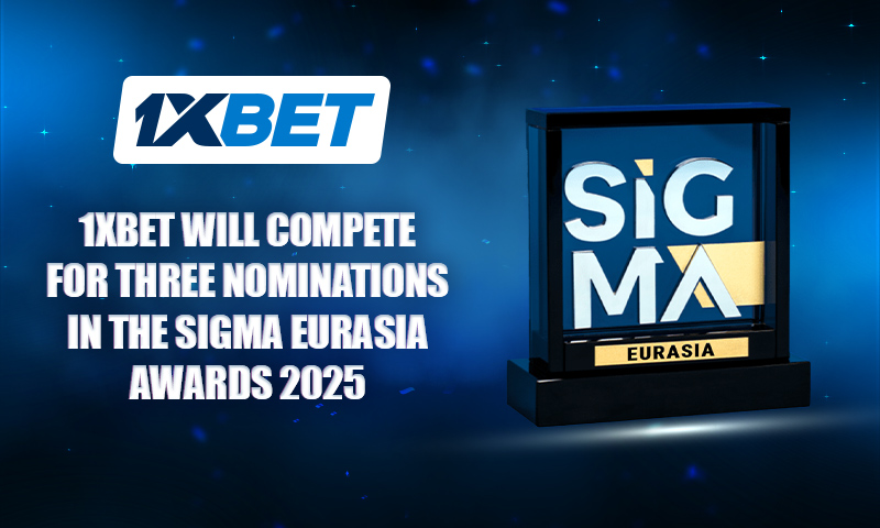 1xbet will compete for three nominations in the sigma eurasia awards 2025