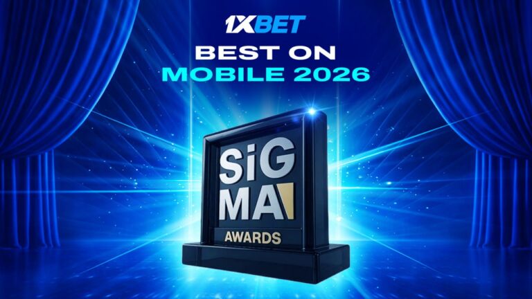 1xbet won the best mobile 2026 nomination sigma africa