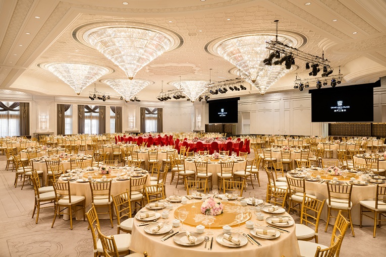2.the grand pavilion banquet setup white 上葡京禮堂 餐飲佈置白光 (3344) low