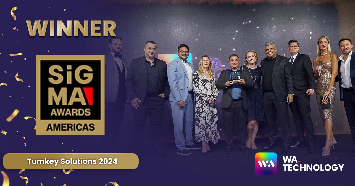 WA.Technology wins Best Turnkey Solution 2024 at SiGMA Americas Awards