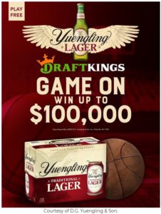Yuengling and DraftKings returns for another year of contests and prizes for March hoops