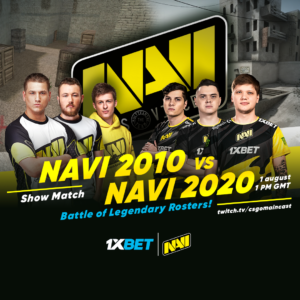 Read more about the article Markeloff vs S1mple: NAVI and 1xBet are about to bring us the clash of Counter-Strike titans!