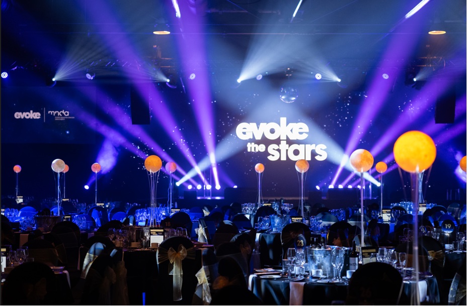 evoke plc Raises £153,907 for MND Association at Second Annual Charity Gala, Extends Partnership with £1M Target