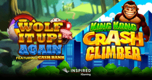 INSPIRED ENTERTAINMENT LAUNCHES A DUO OF THRILLING SLOTS:  KING KONG CRASH CLIMBER™ & WOLF IT UP! AGAIN™