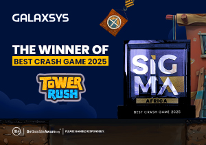 Read more about the article Tower Rush by Galaxsys Crowned Best Crash Game 2025 at SiGMA Africa Awards