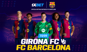 Read more about the article ⚔️ Girona v Barcelona: make money on the Catalan derby with 1xBet!