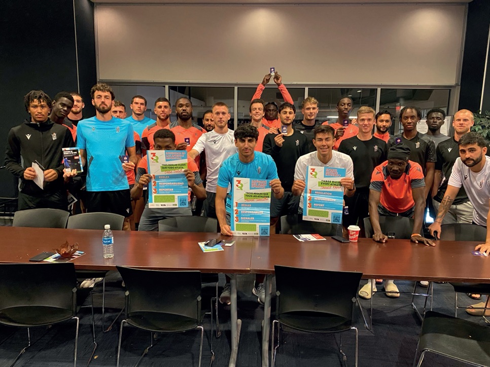 ibia education session delivered with forge fc