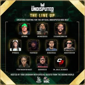 Boxing Meets Esports: Undisputed & WBC Creator League Finals Coming to Las Vegas
