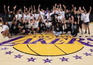 Read more about the article LOS ANGELES LAKERS & PECHANGA HONOR SO CAL MILITARY  BY HOSTING BASKETBALL CLINICS WITH LAKERS LEGENDS