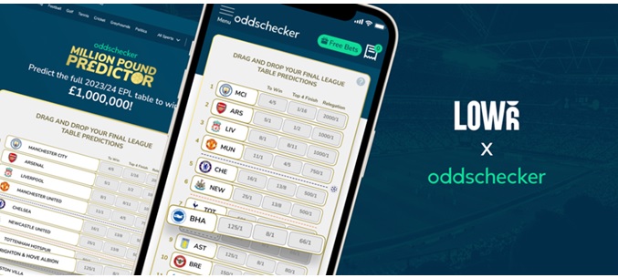 SPORTS GAMING INNOVATORS LOW6 LAUNCH MILLION POUND PREDICTOR GAME FOR ODDS CHECKE