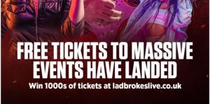 Read more about the article LADBROKES ANNOUNCES PARTNERSHIPS WITH THE O2, AEG PRESENTS AND NME TO POWER THE LAUNCH OF “LADBROKES LIVE”
