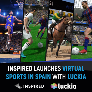 INSPIRED LAUNCHES VIRTUAL SPORTS IN SPAIN WITH LUCKIA