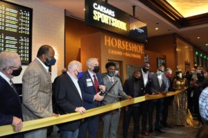 Caesars’ Horseshoe Casino Baltimore takes first in-person sports bet at new sportsbook