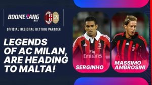 Read more about the article Meet AC Milan legends Massimo Ambrosini and Serginho with Boomerang at SiGMA Europe 2024 in Malta