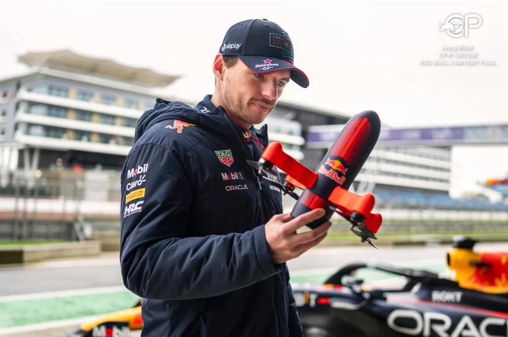 max verstappen and the red bull drone 1