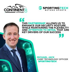 Read more about the article Sportingtech strengthens its cybersecurity infrastructure with Continent 8 partnership