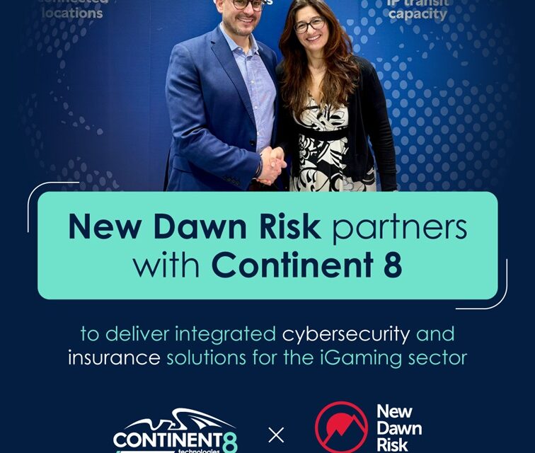 New Dawn Risk and Continent 8 Team Up to Deliver Cybersecurity-Backed Insurance Solutions for iGaming Operators