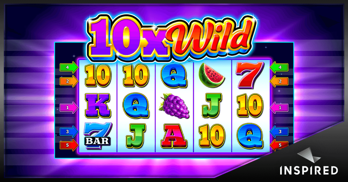 Inspired Entertainment Launches 10x™ Wild Slot in UK Retail Market