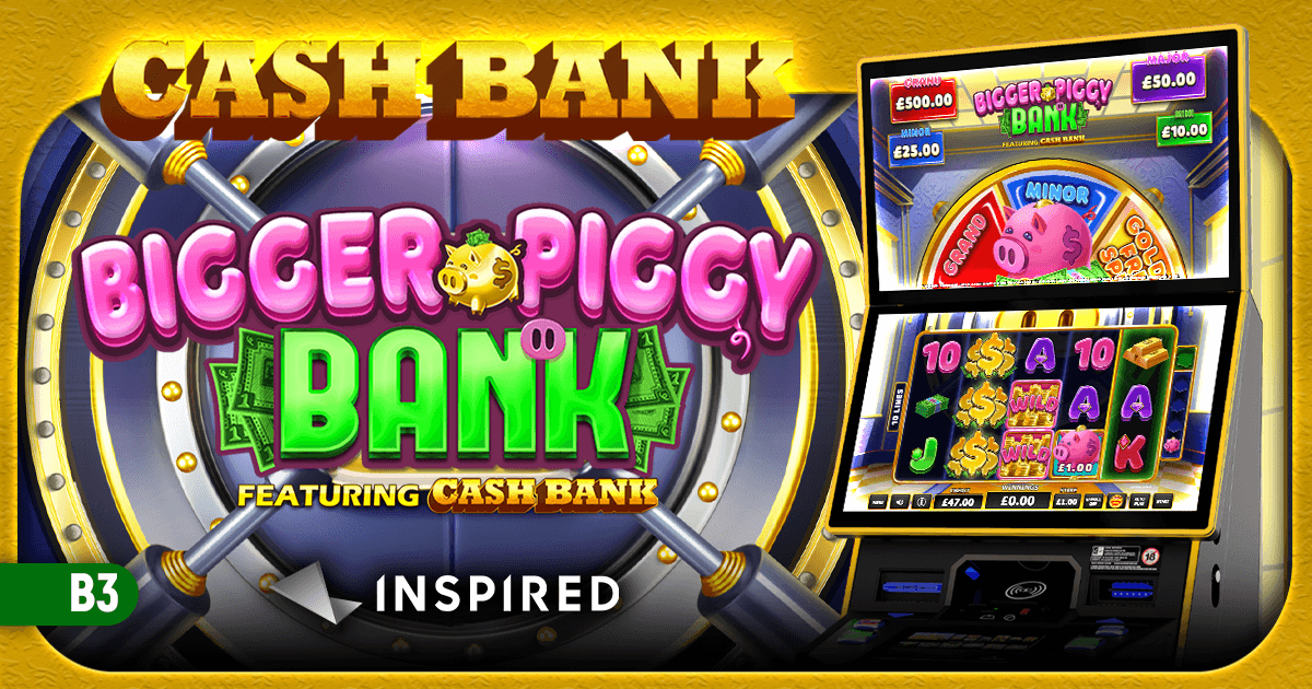 Inspired Launches Bigger Piggy Bank Slot in UK Retail, Expanding Cash Bank™ Portfolio