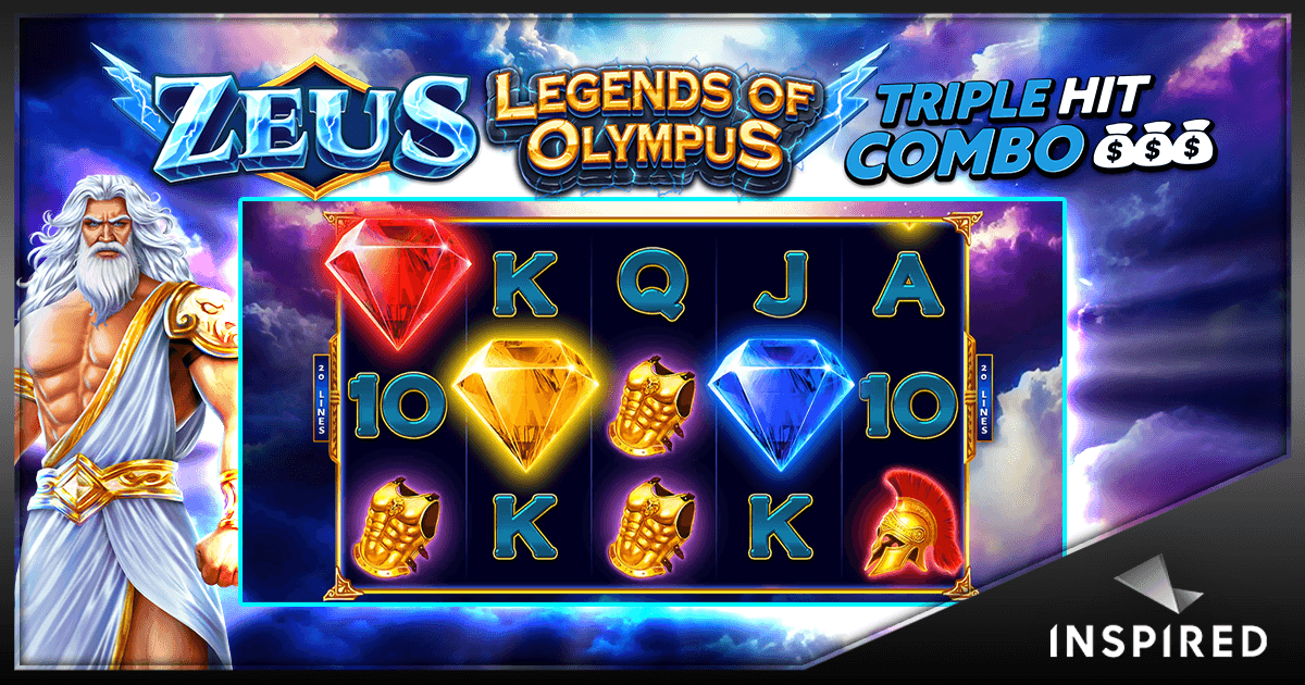 Inspired Entertainment Launches Zeus Legends of Olympus in UK Retail Market
