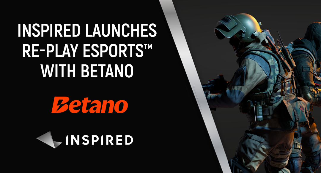 INSPIRED LAUNCHES RE-PLAY ESPORTS™ FEATURING CS:GO IN PARTNERSHIP WITH KAIZEN GAMING