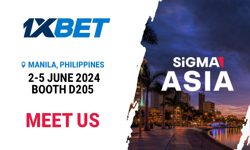 1xBet will take part in SiGMA Asia 2024