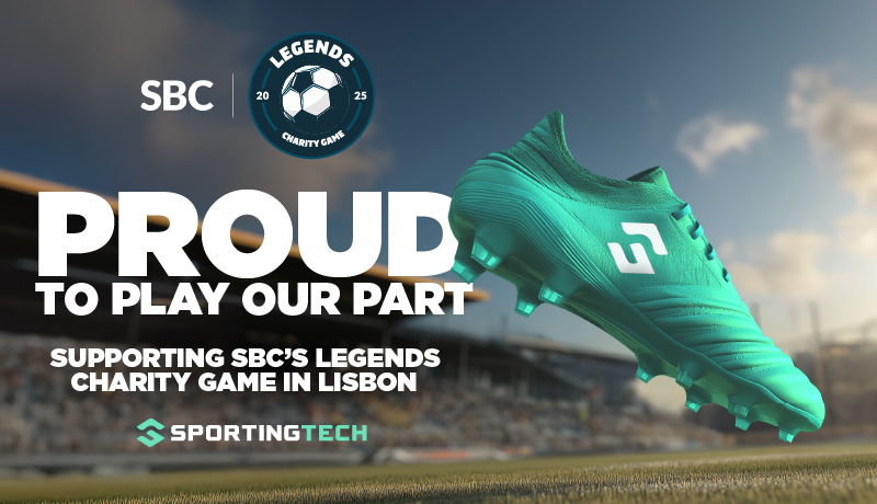 Sportingtech Takes Centre Stage as Front-of-Shirt Sponsor for World Legends Charity Match at SBC Summit Lisbon