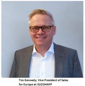 tim kennedy vice president of sales for europe at suzohapp