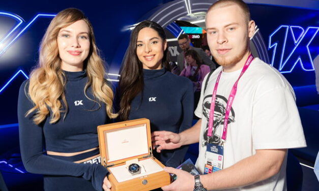 Number one on card, number one in luck: 19-year-old wins OMEGA watch