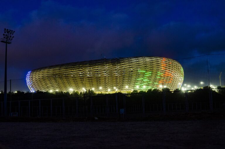 moulay abdellah football stadium by night
