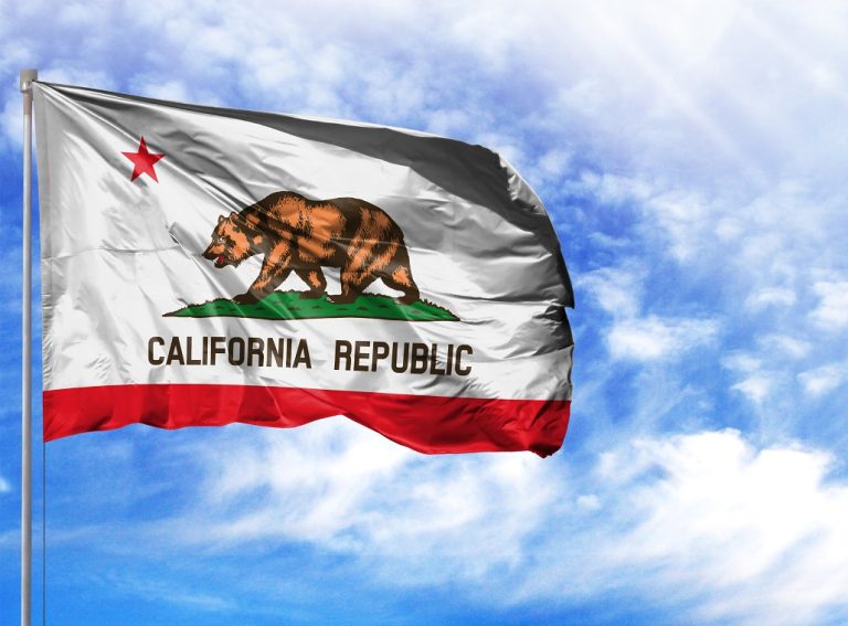 flag,state,of,california,on,a,flagpole