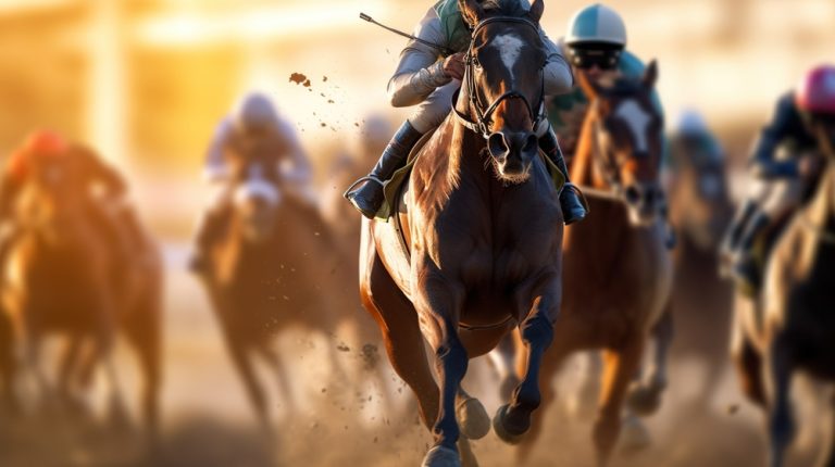 thoroughbred,horses,racing,in,a,race